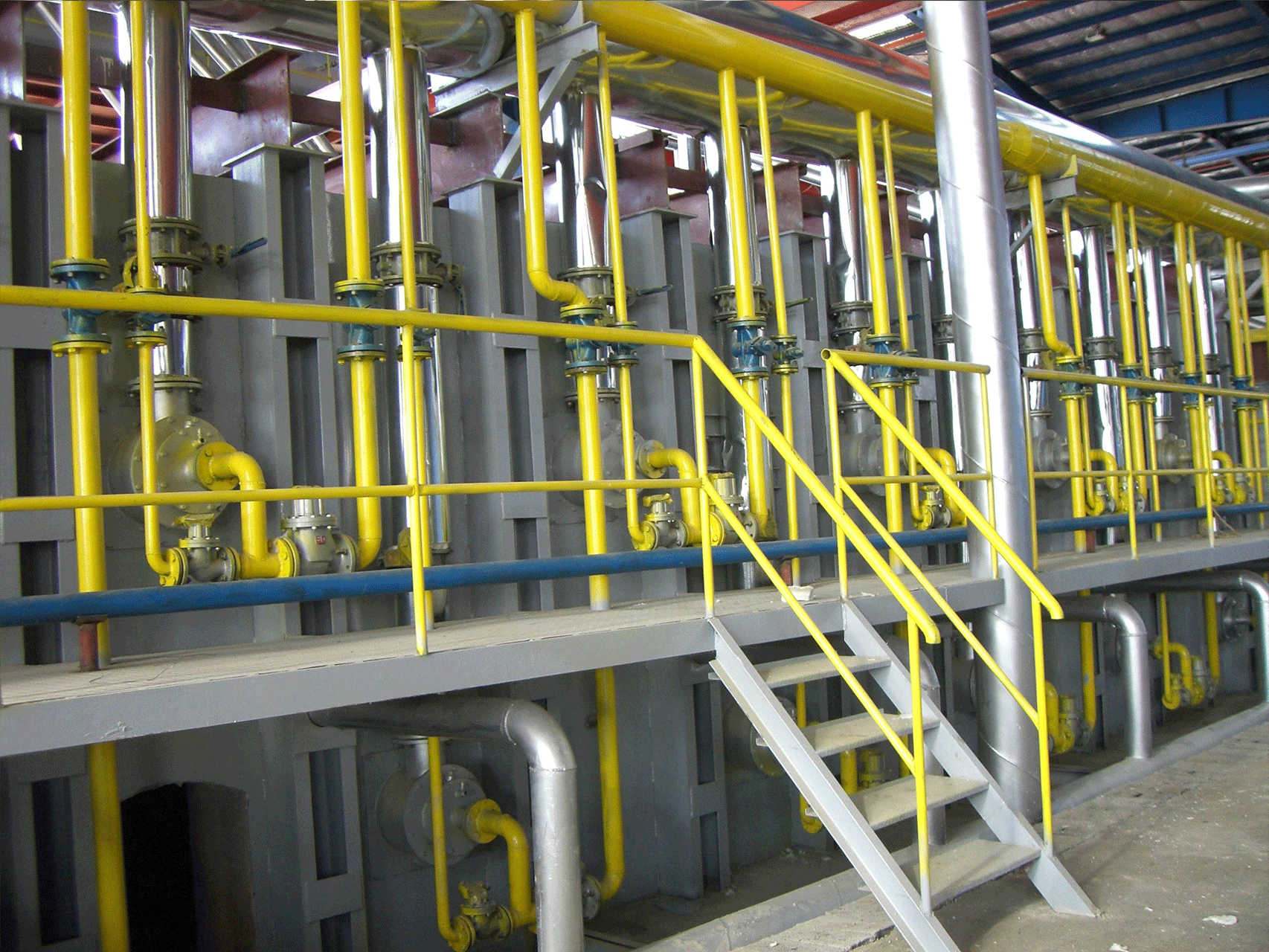 reheat furnace of a steel mill