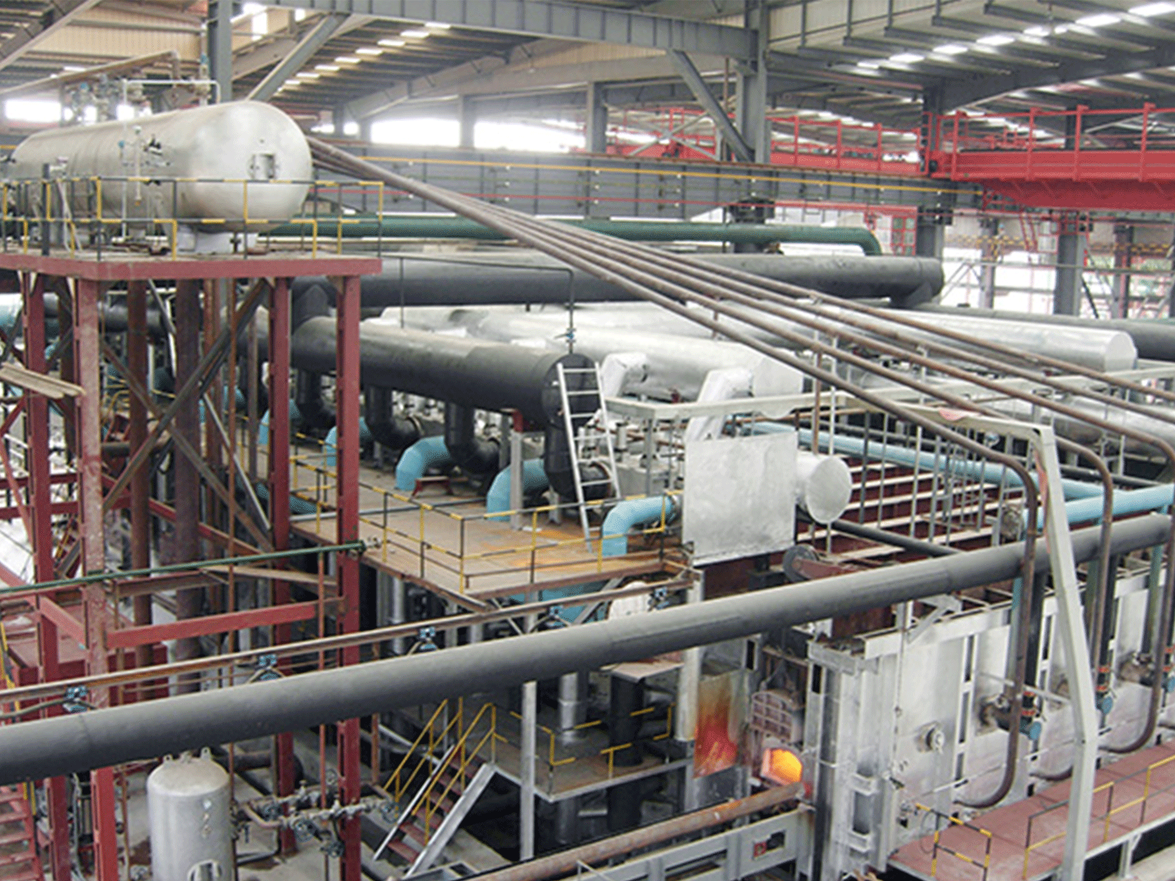 Rolling steel heating furnaces