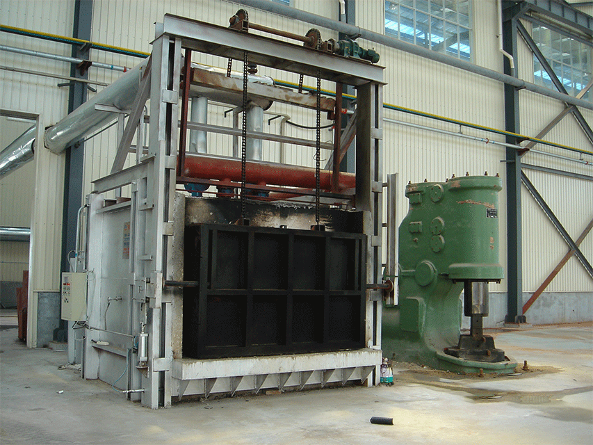 gas fired forging furnace