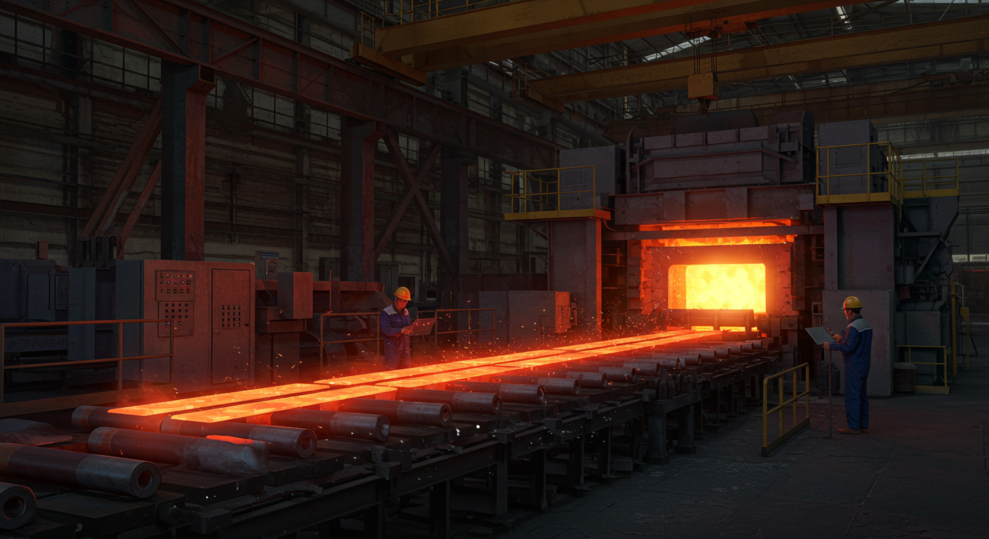 billet hot rolling preheat furnace