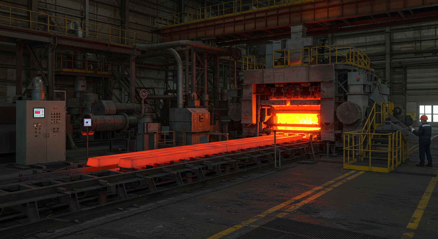 regenerative burner reheating furnace