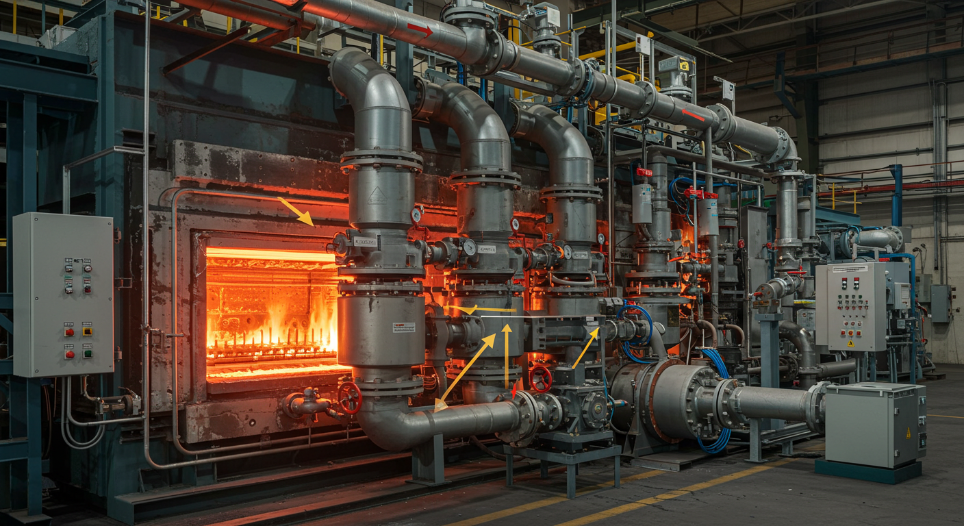 regenerative burner combustion system