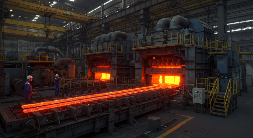 steel rolling furnace