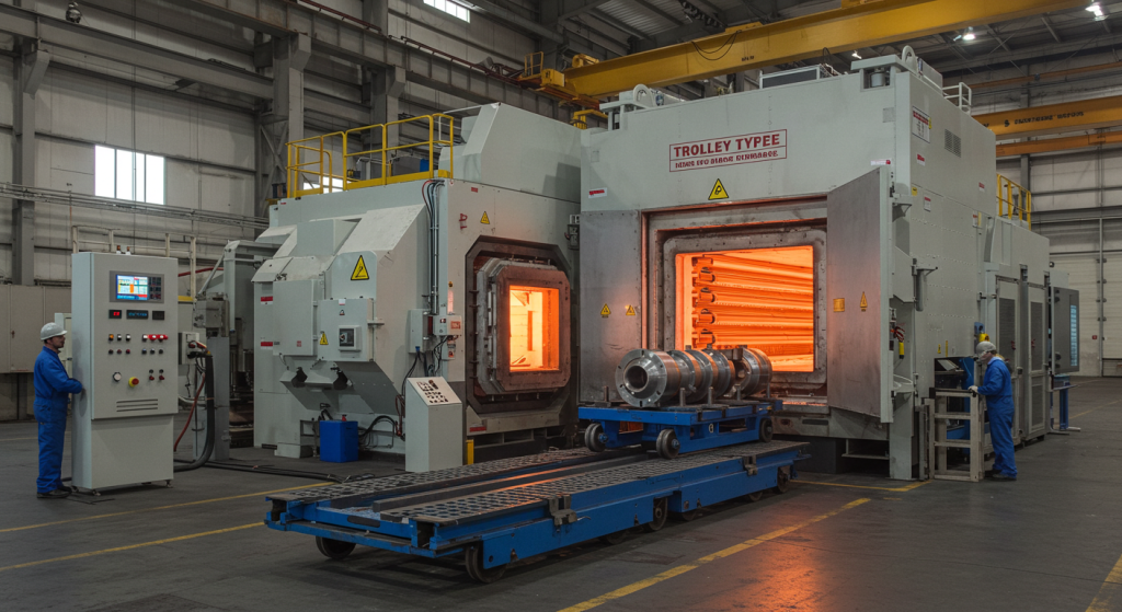 trolley type resistance furnace