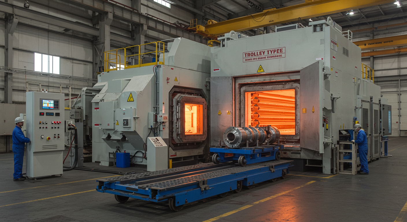 trolley type resistance furnace