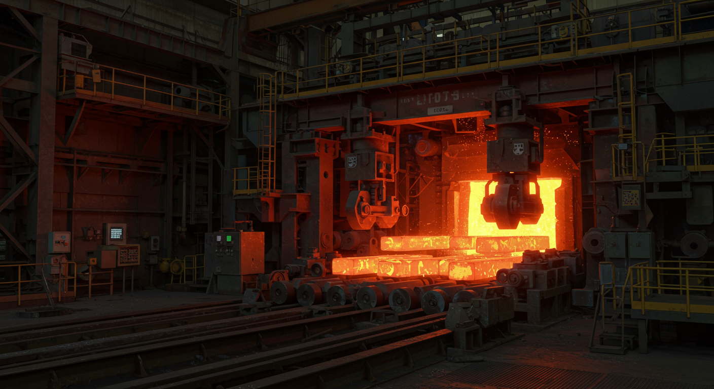 walking beam furnace mechanism